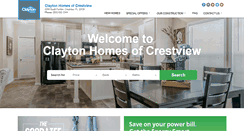 Desktop Screenshot of claytonhomesofcrestview.com
